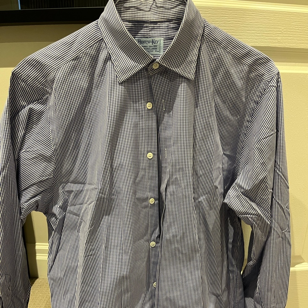 Hilditch & Key casual shirt. Size 16 neck.
